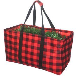 BUFFALO PLAID ~HOLIDAY STORAGE MULTIPURPOSE CADDY~